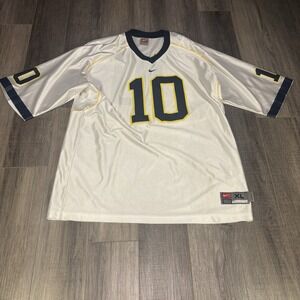 Vintage Nike Michigan State Wolverines Tom Brady White Unisex Jersey Size XL